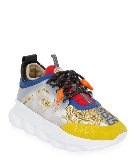 versace chain reaction sneakers men|versace chain reaction price.